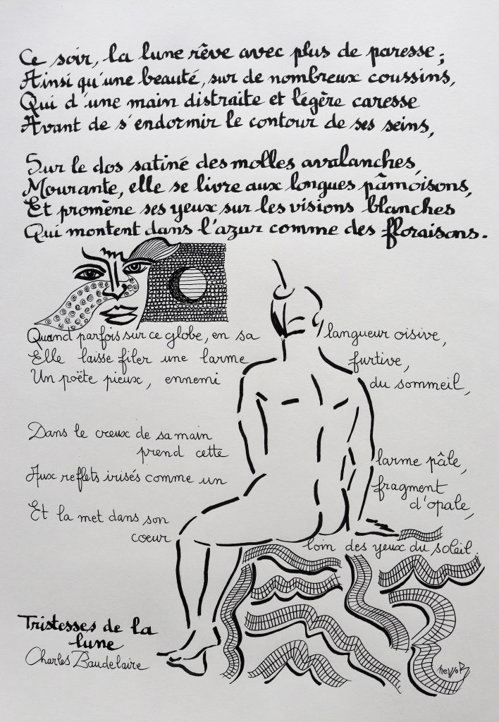 tendresses de la lune Charles Baudelaire