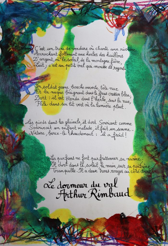 Le dormeur arthur rimbaud
