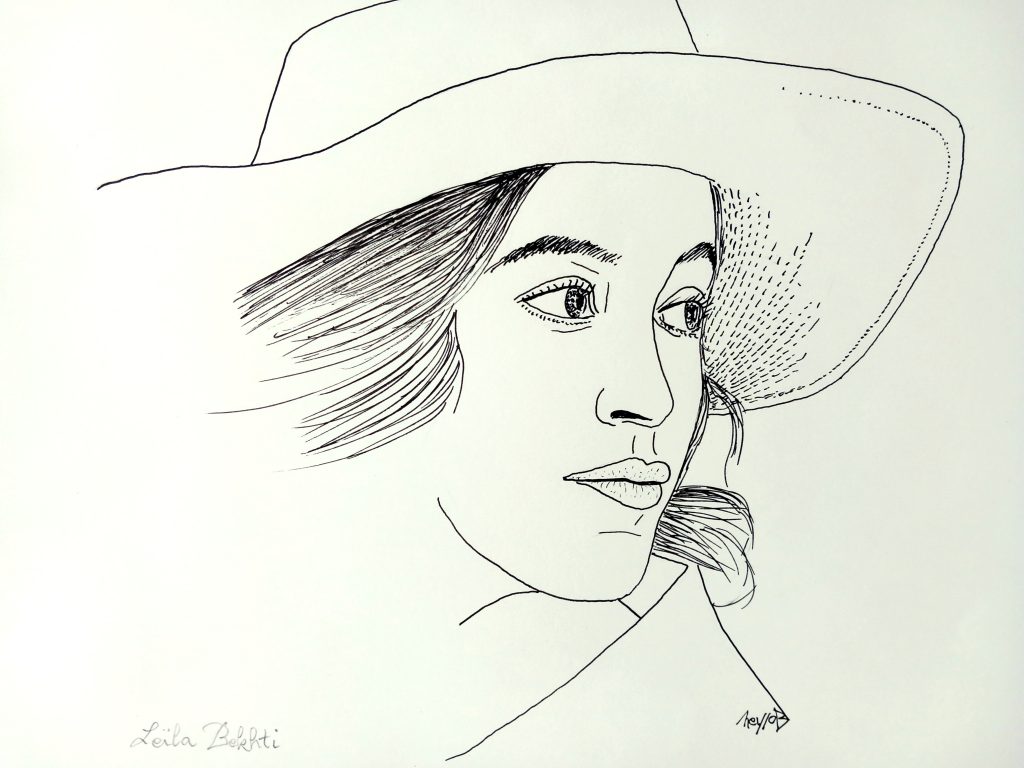 Leïla Bekhti 24x30 100 €